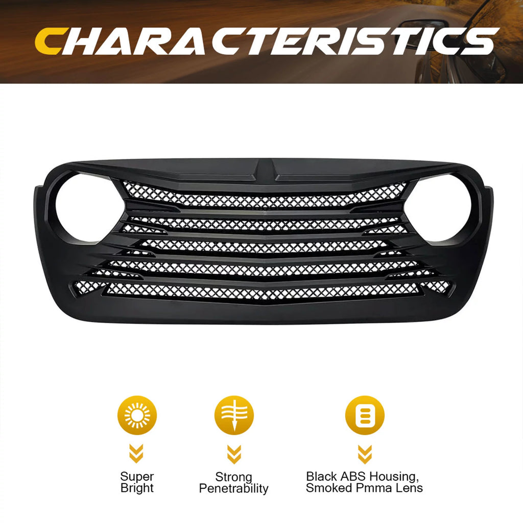 Grille for Jeep Wrangler JL & Gladiator JT Y188