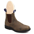Rustic Brown Chisel Toe Boots U78607