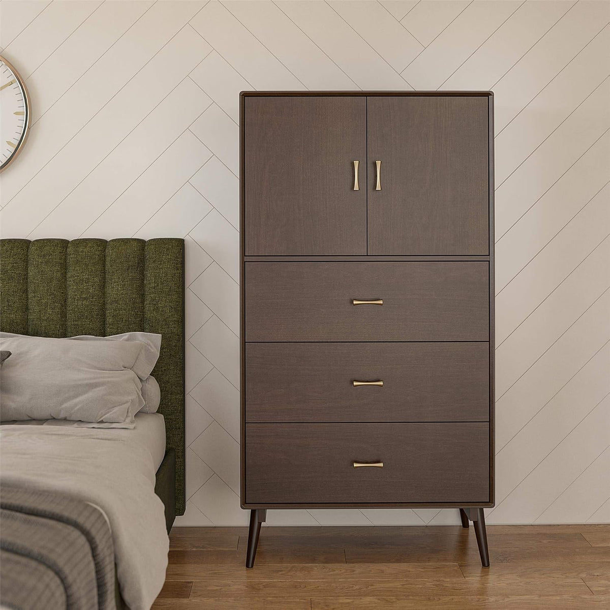 Walnut Bar Cabinet D64080