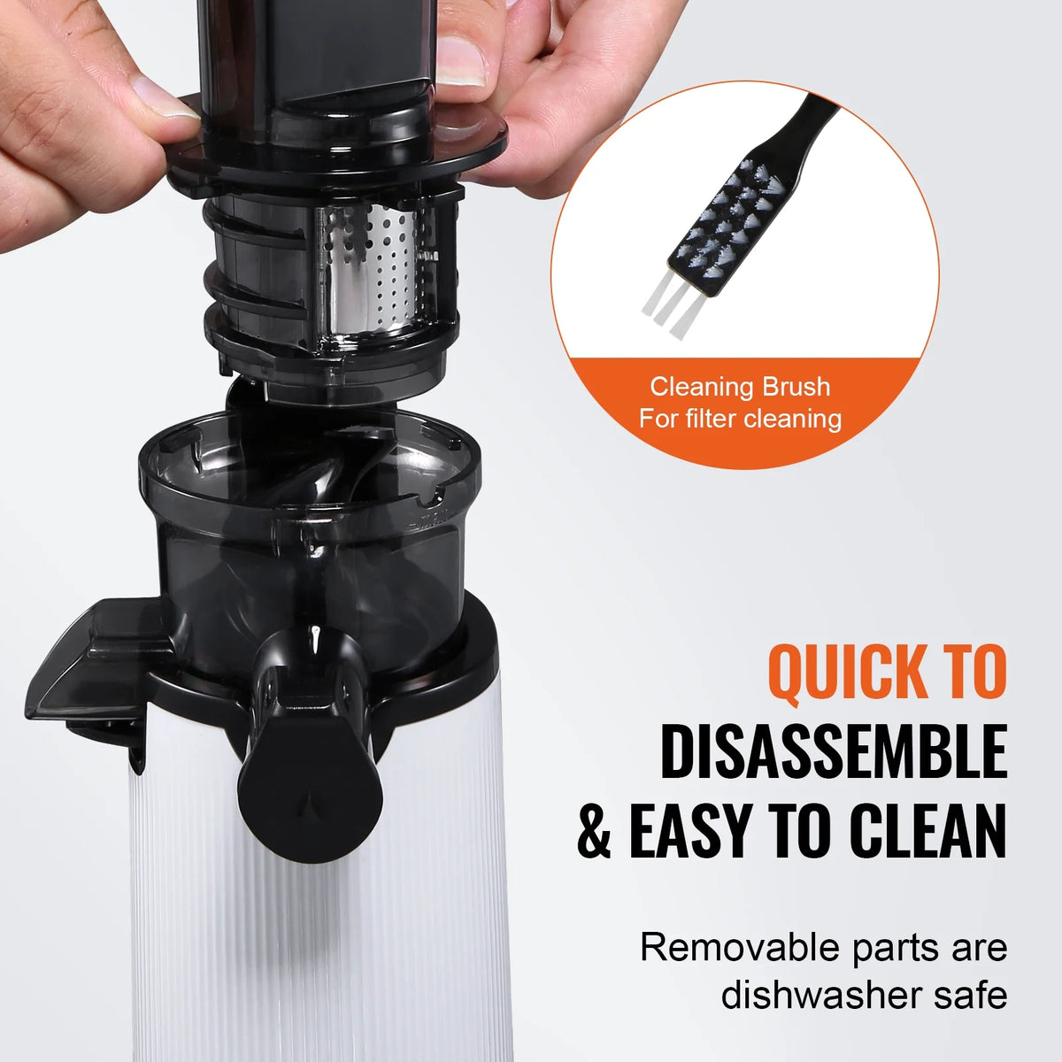 Masticating Slow Juicer Electric Cold Press Squeezer G47984