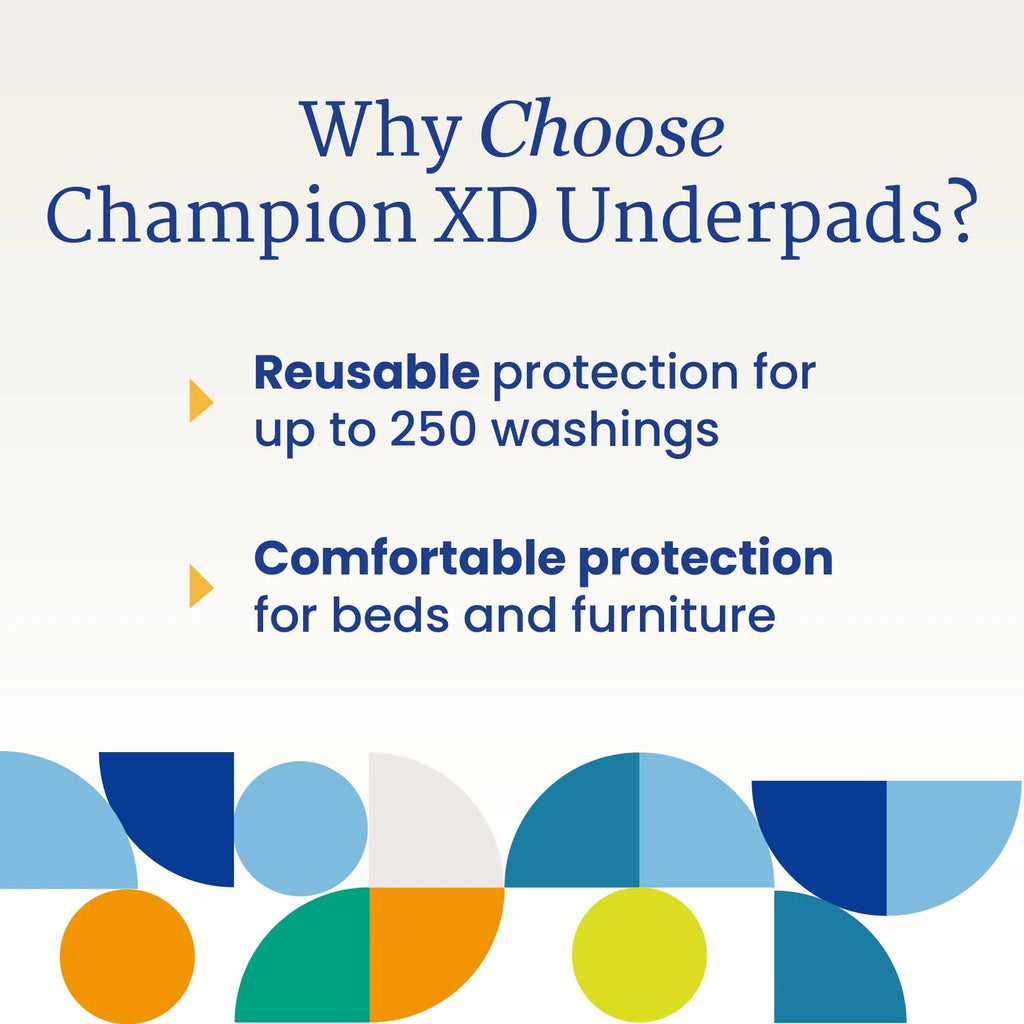 Large Washable Underpad, 33x35 in., Pack/4 O3342