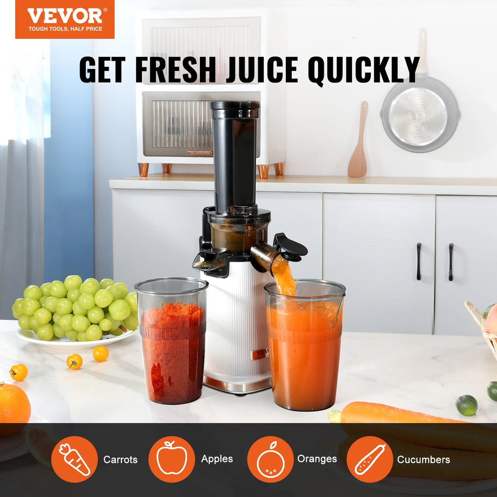 Masticating Slow Juicer Electric Cold Press Squeezer G47984
