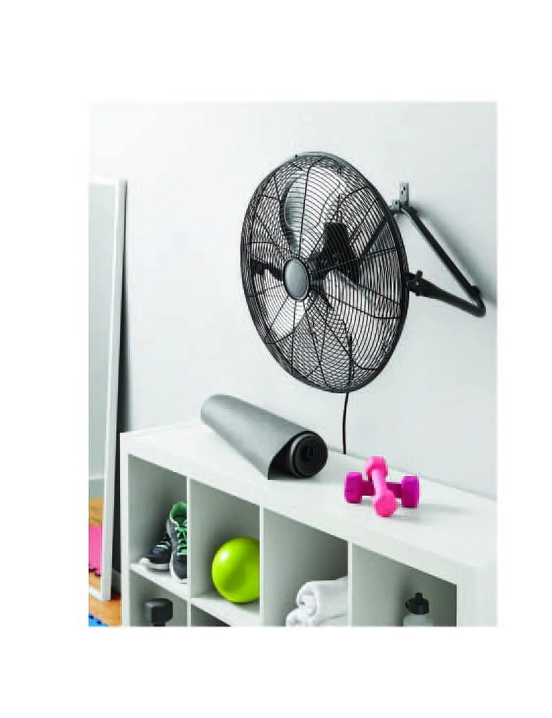 20 inch 3-Speed Steel Floor Fan, Black Y540