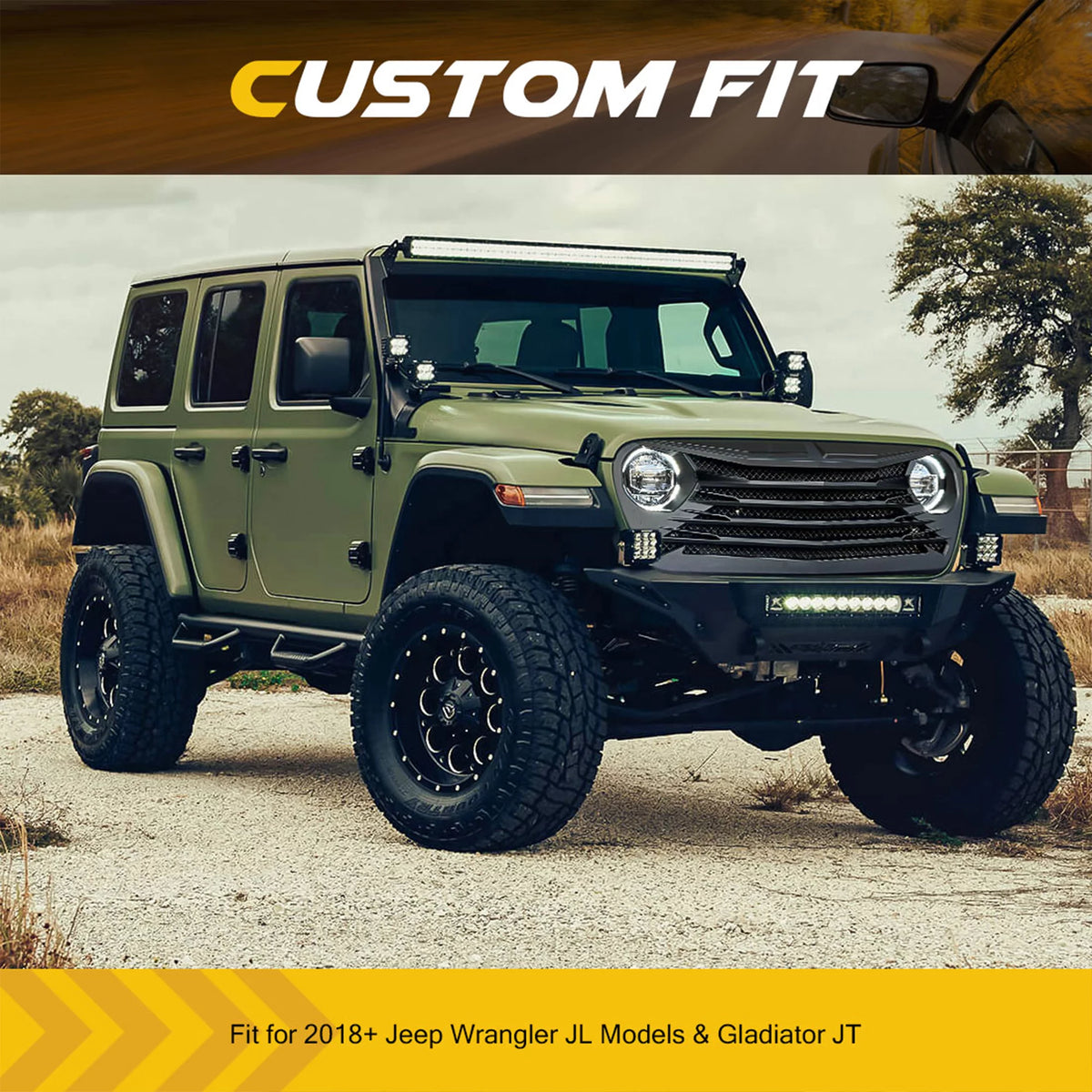 Grille for Jeep Wrangler JL & Gladiator JT Y188