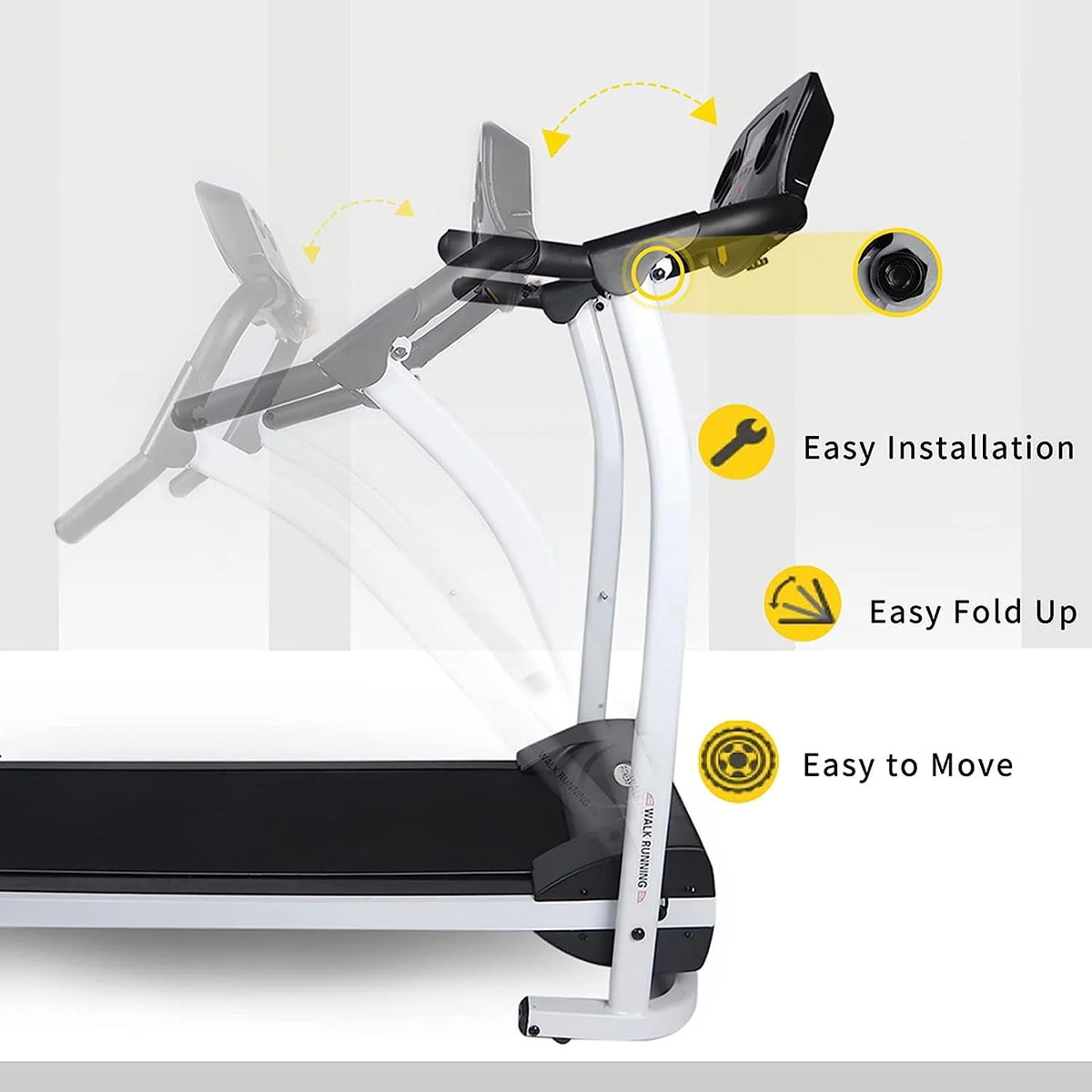Folding Treadmill with 265 LB Capacity Q9476