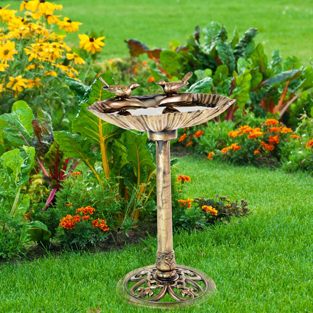 Bronze Resin Birdbath T706