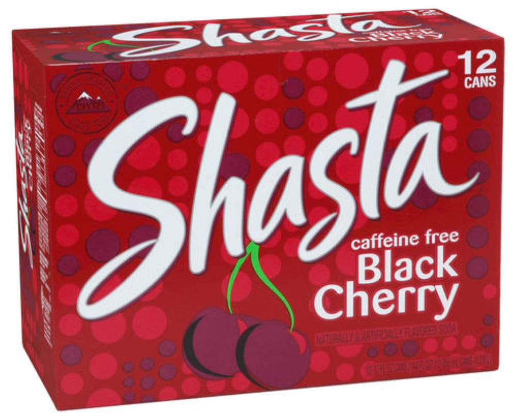 Black Cherry Soda Cans, 12 Oz, Quantity of 24 P833