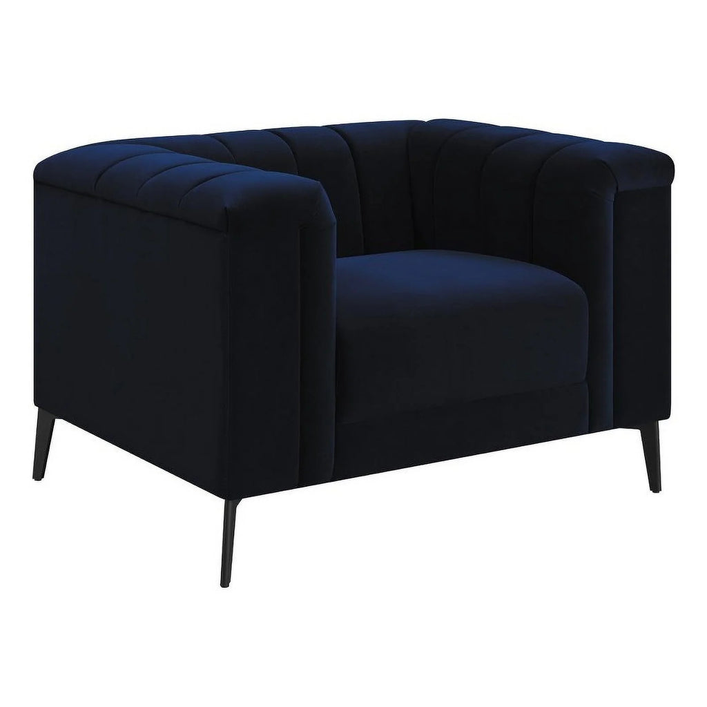 Blue Tuxedo Arm Chair K11335