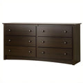 Espresso 6 Drawer Dresser W1969