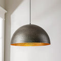Hammered Antique Dome Industrial Pendant C458