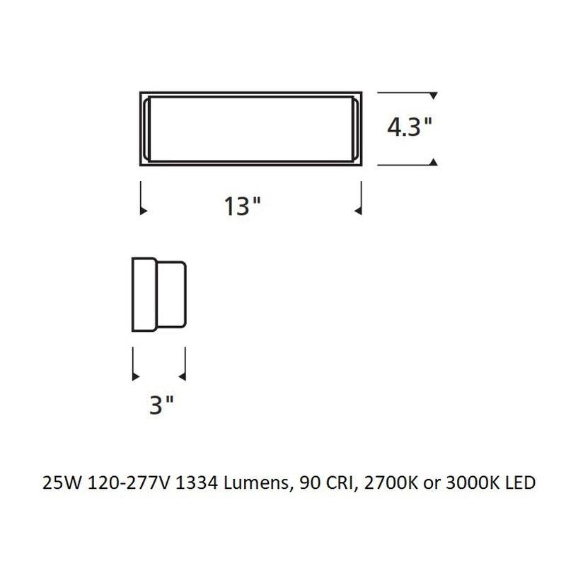 Satin Nickel LED Bath Light J9543