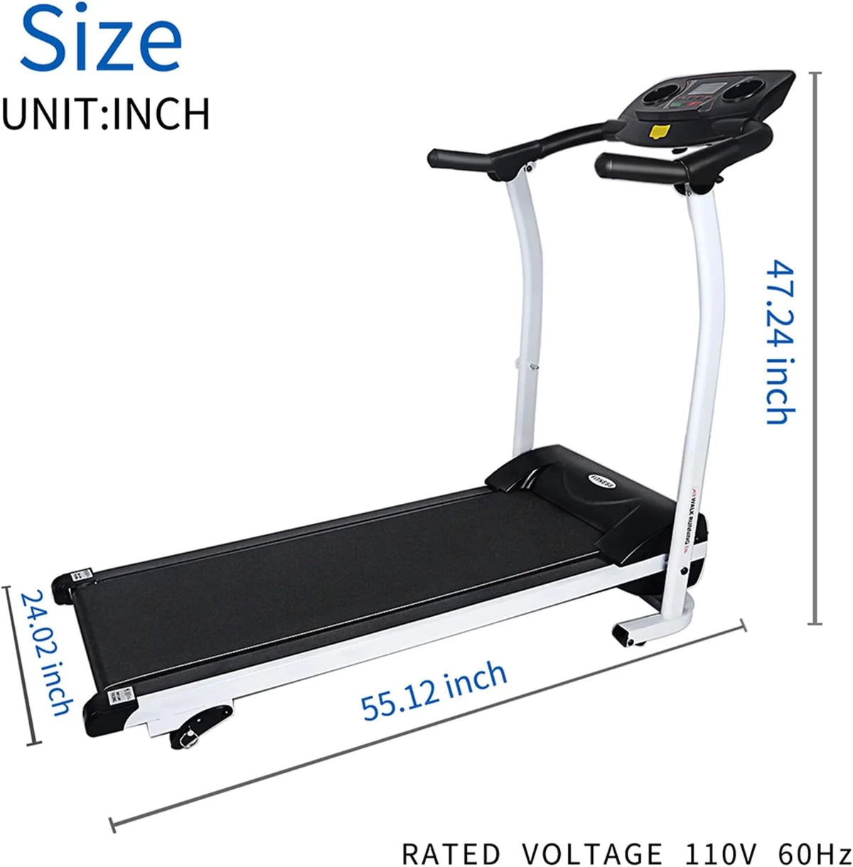 Folding Treadmill with 265 LB Capacity Q9476