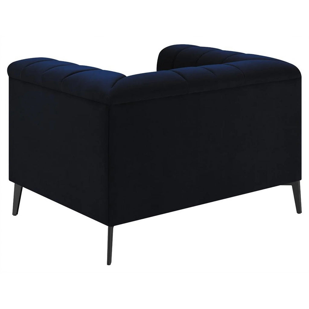 Blue Tuxedo Arm Chair K11335