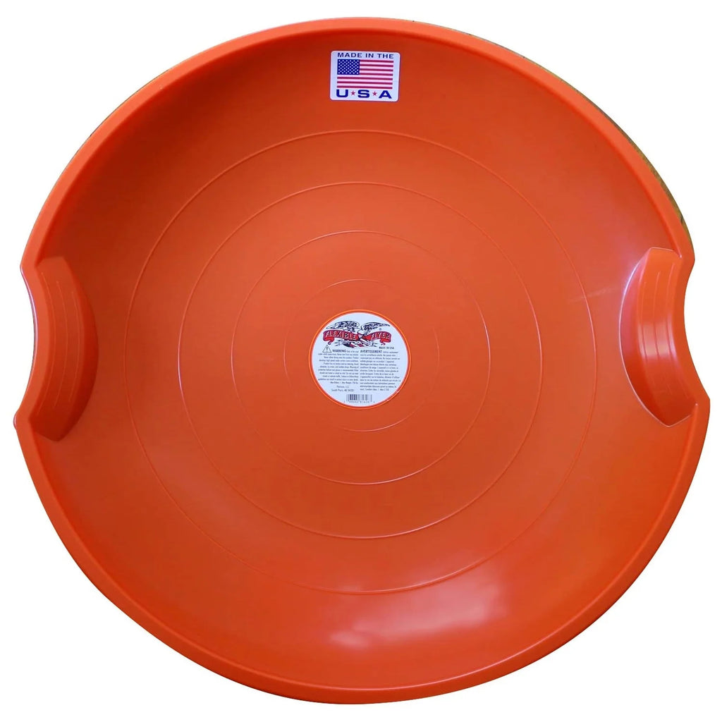 Green/Orange Flying Saucer Sled Combo Pack, 26" B1135