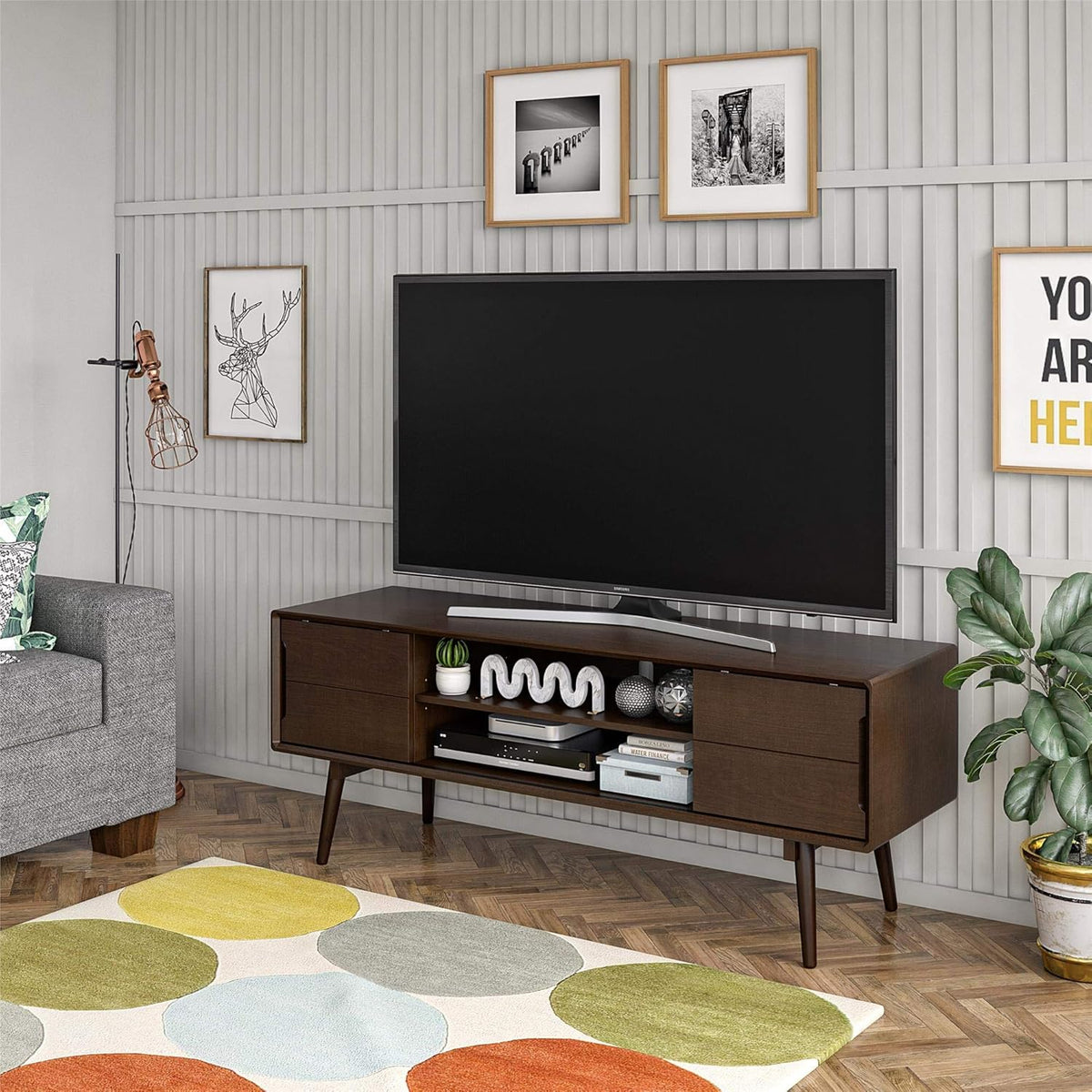 Walnut Bar Cabinet D64080