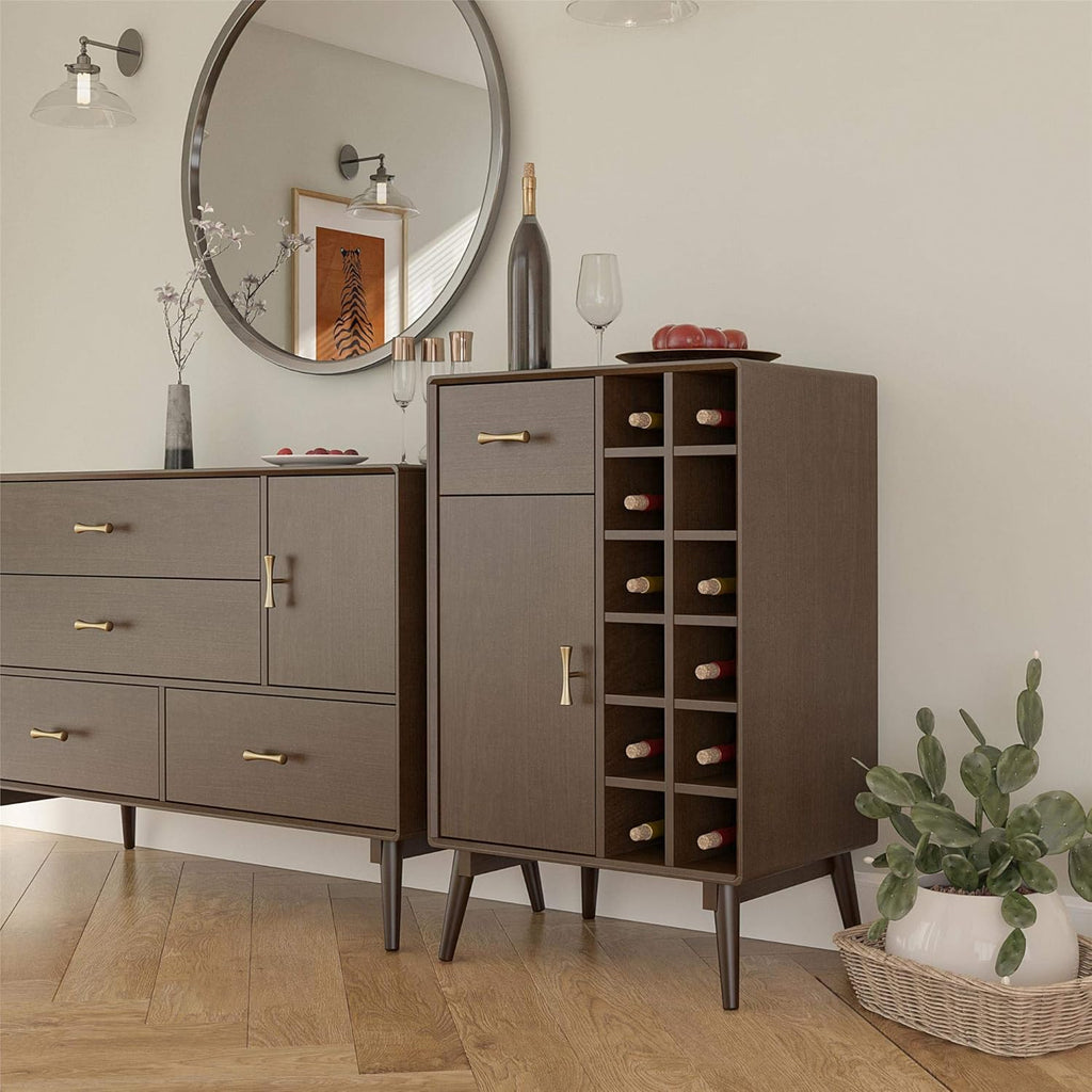 Walnut Bar Cabinet D64080