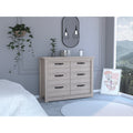 Light Gray 6-Drawer Dresser V385