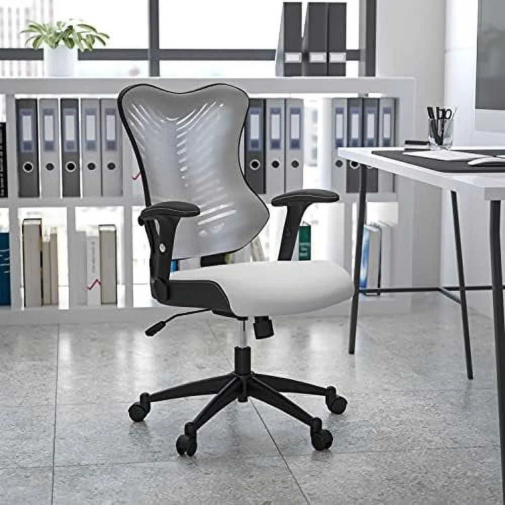 White Mesh Executive Office Chair R892
